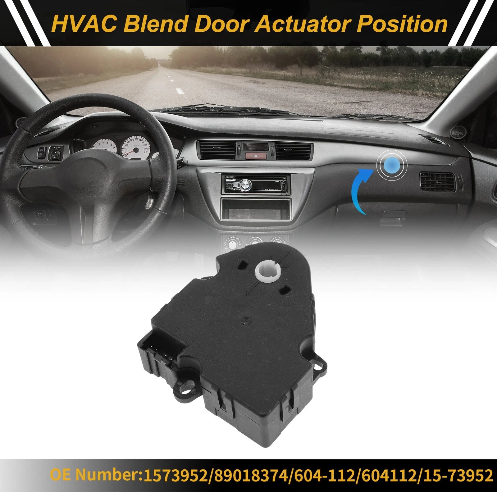 HVAC Heater Blend Door Actuator for Chevrolet Avalanche (2002–2013) No. 1573952