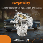 2-Barrel Carburetor with Gasket for Ford Flathead V8 (1942–1959)