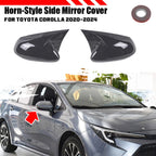 Carbon Look Tape-On Side Mirror Cover Cap for Toyota Corolla (2020–2024)