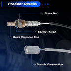 2X Upstream & Downstream Oxygen Sensor for Nissan Sentra L4 2.0L (2008–2009)