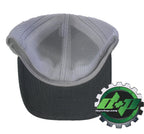 Cummins Trucker Hat for Trucks (Richardson Light Gray Denim White Mesh)