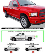 iBoard Running Boards for Dodge Ram 1500 2500 3500 (2002-2008)