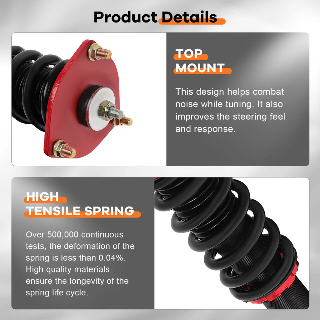 Coilovers for Mazda RX-8 (2004–2011) - Red Shocks Struts Suspension Kits