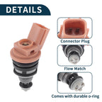 Fuel Injector No. 16600-57Y01 for Nissan Sunny Saloon 1.6 (1990–1994)