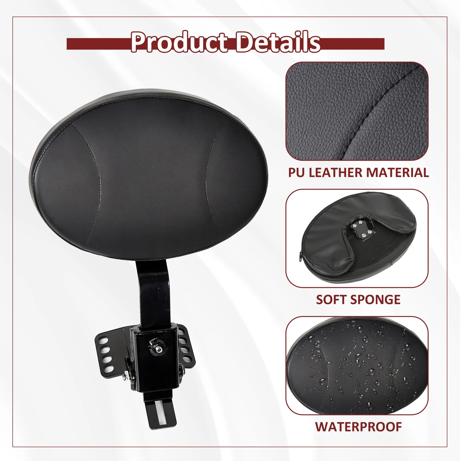 Adjustable Backrest for Harley Road Electra Glide (1997–2023)