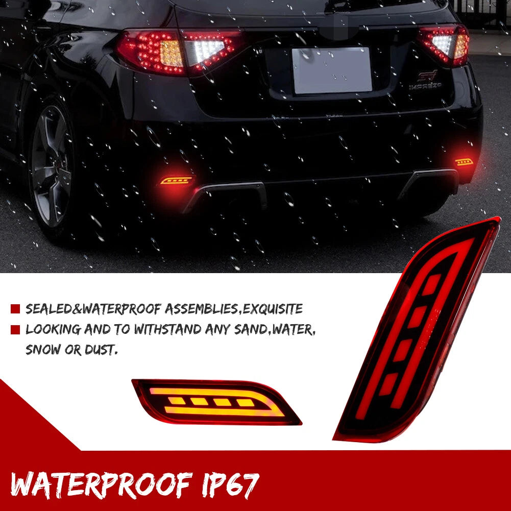 LED Rear Fog Lights for Subaru Impreza WRX STi (2008–Present)