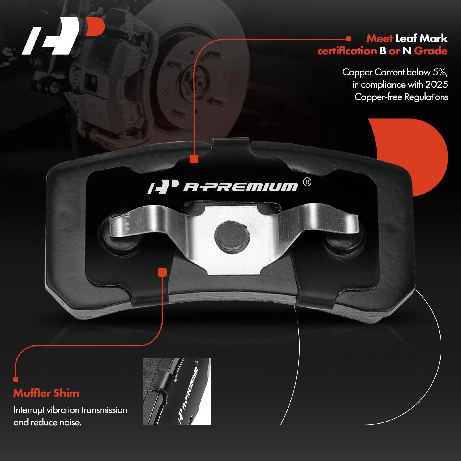 Rear Disc Rotors & Brake Pads Set for Mitsubishi Lancer