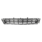Replacement Black Chrome TPO Plastic Front Bumper Cover Grille