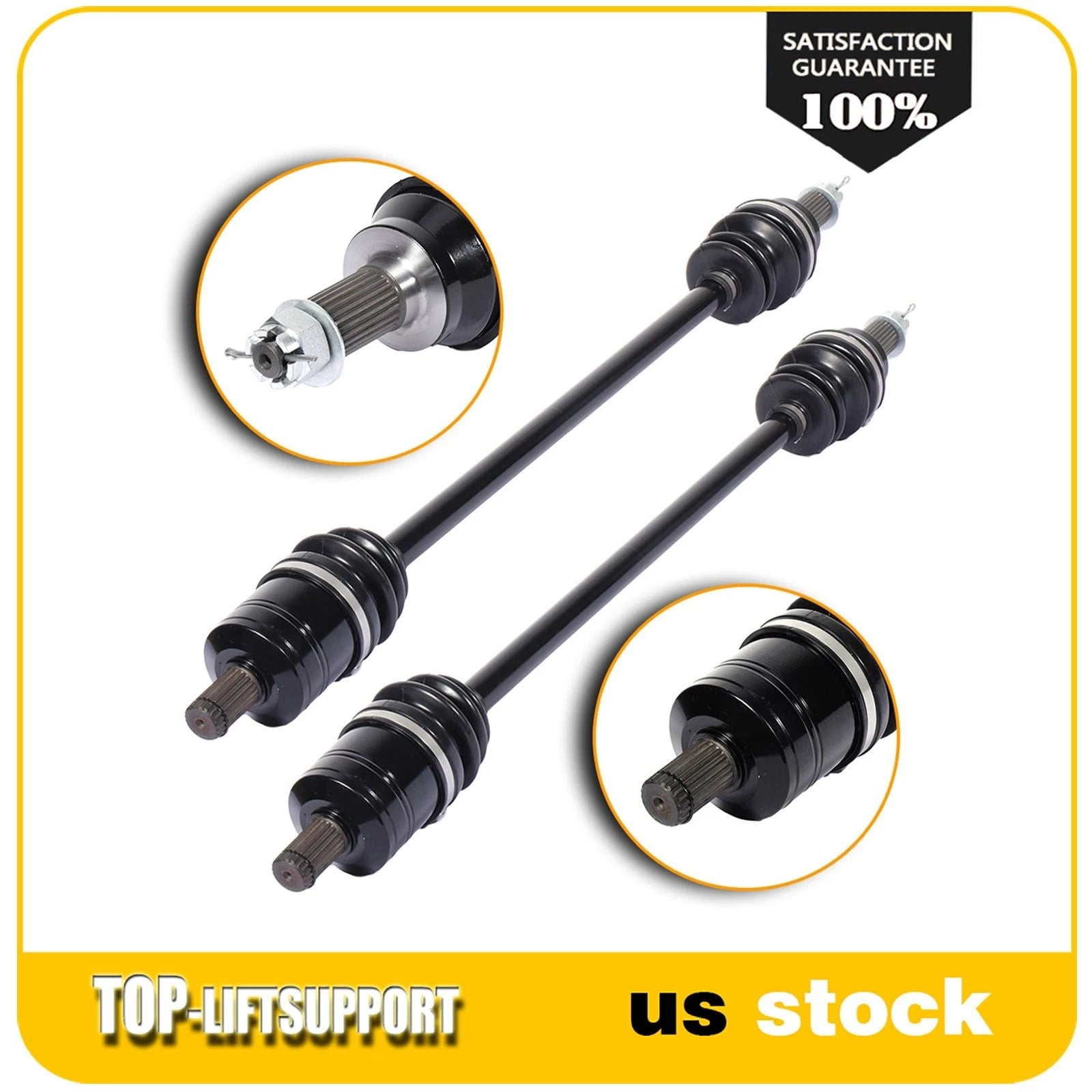 2X Front CV Axle Assembly for Polaris RZR 4 XP 1000 (2015–2019)