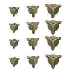 Set of 4 Zinc Alloy Corner Protectors for Furniture
