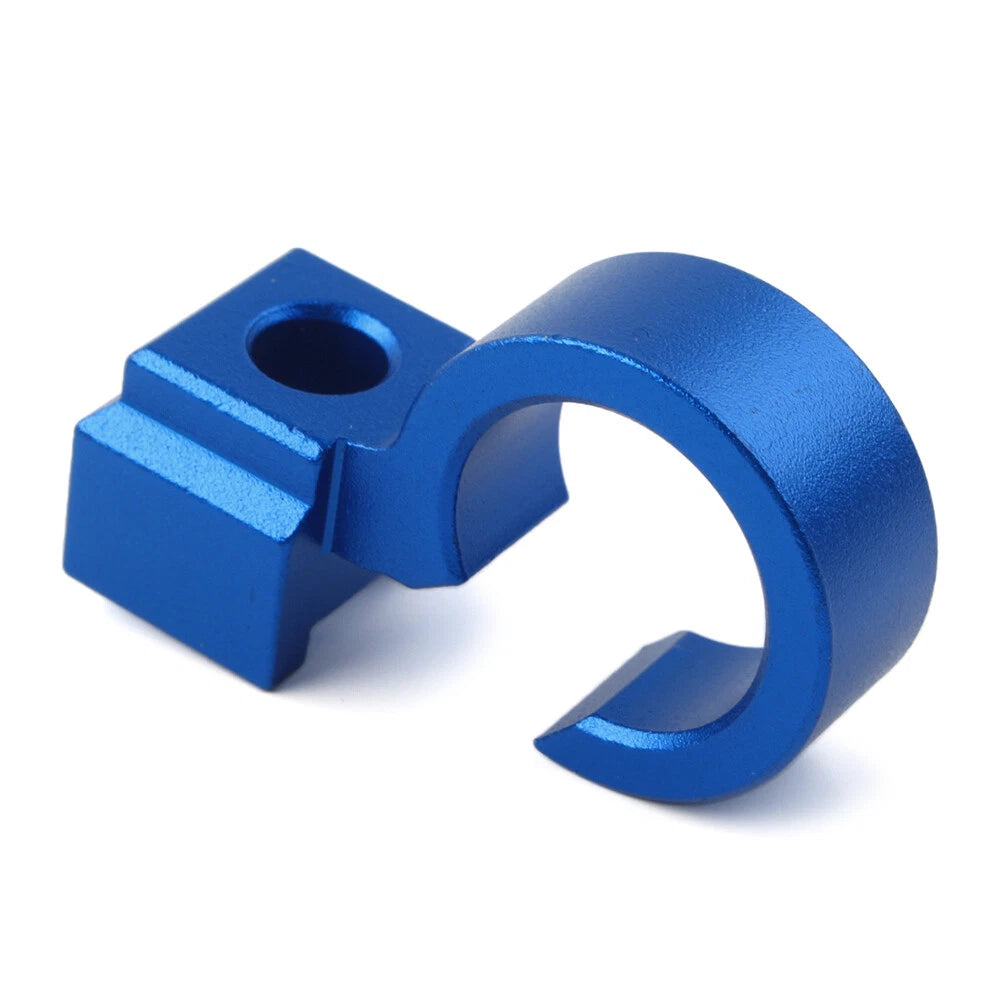 CNC Billet Front Brake Hose Line Clamp for Suzuki DRZ400SM (2005–2022)