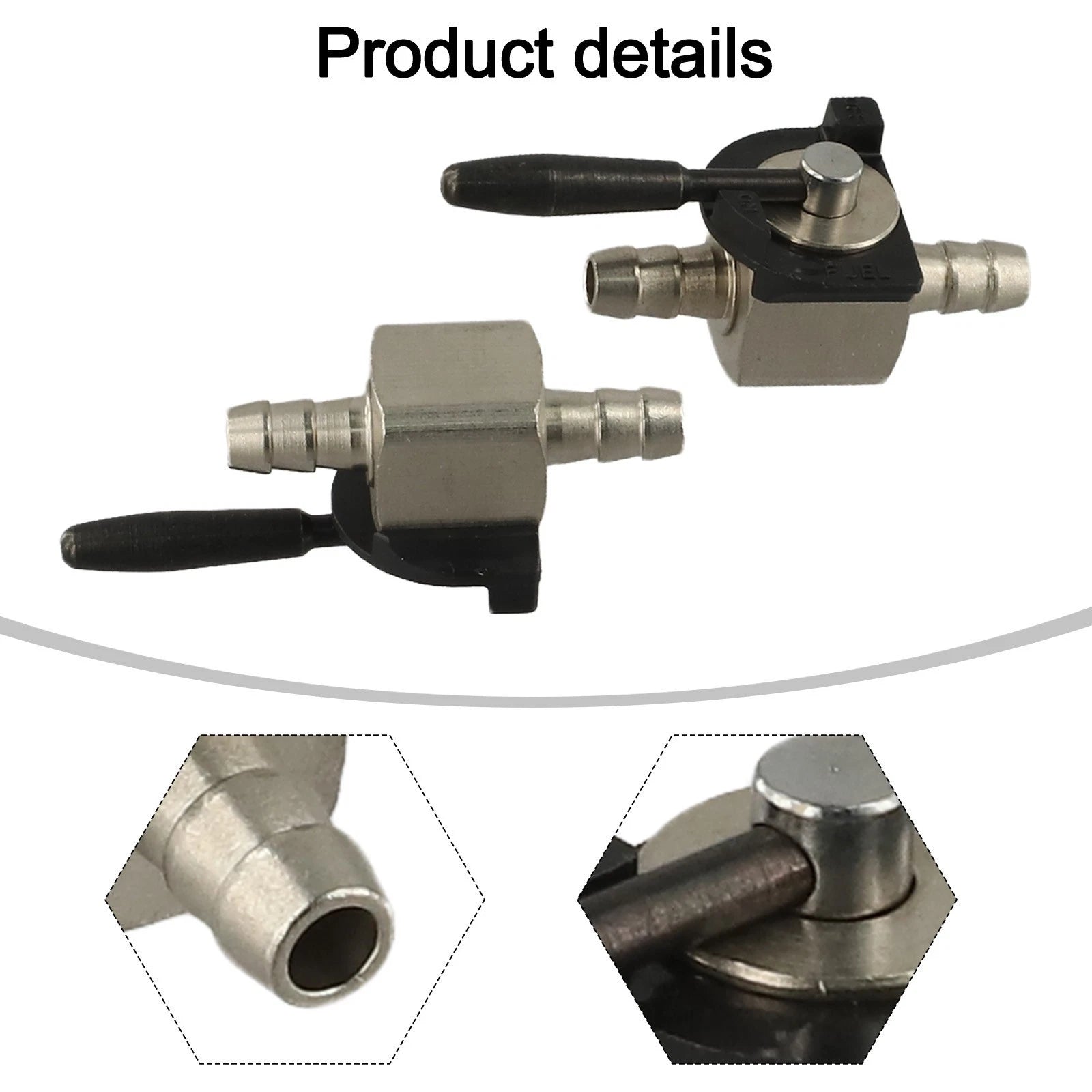 Inline Fuel Gas Shut Off Valve Set for Karts
