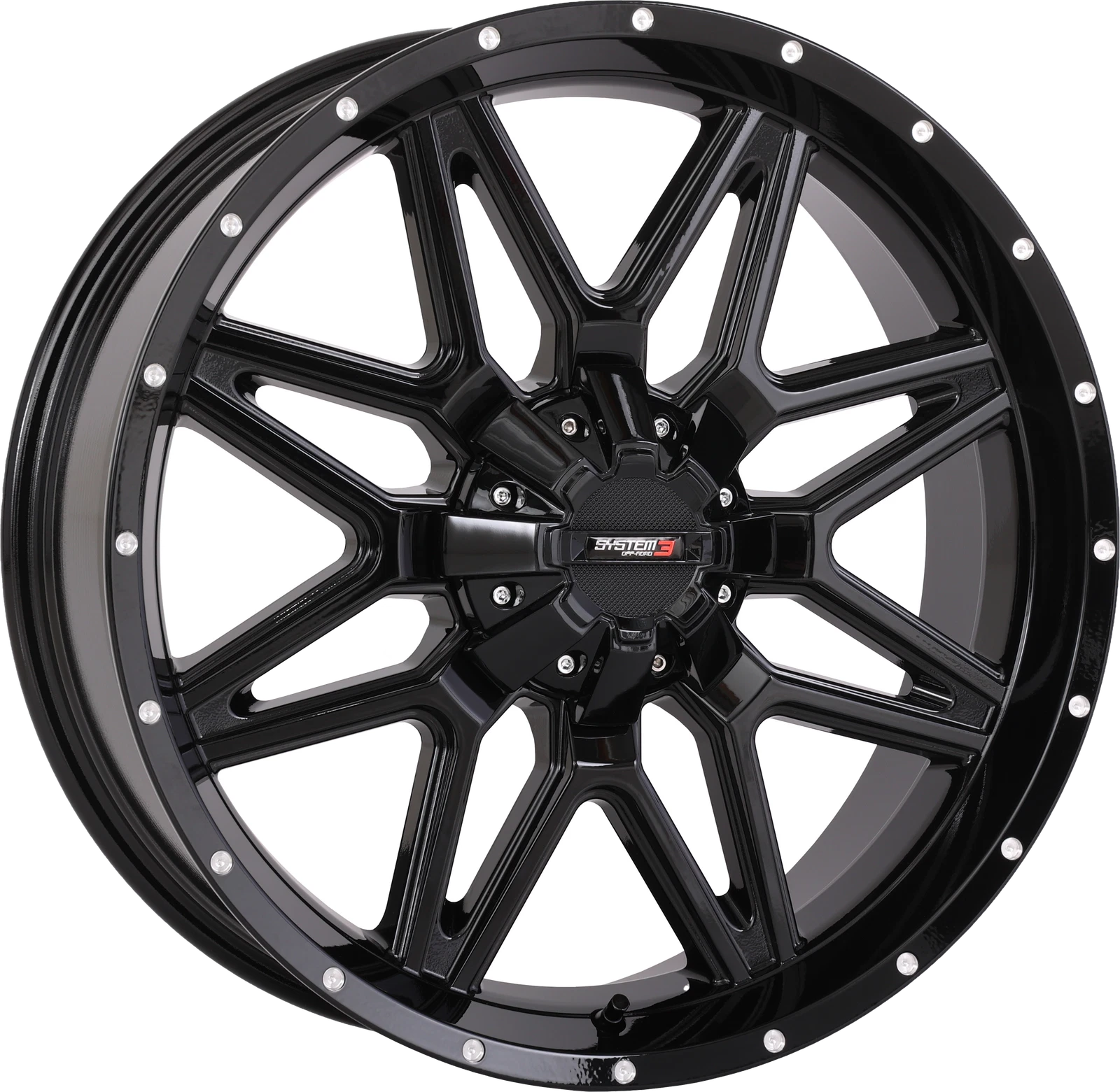 System 3 St7 Wheel 20x7 4+3 +10mm for ATV/UTV (12" Tire Applications)