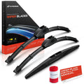 Set of 3 Windshield Wiper Blades for Jeep Wrangler JL (2018–2023)