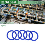 Set of 5 Oil Seal Ring 50x60x6mm for Rotary Shaft (High Pressure)