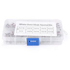 200 PCS 1W Zener Diode Kit for Assorted Applications (1N4738-1N4748, 8.2V-22V)