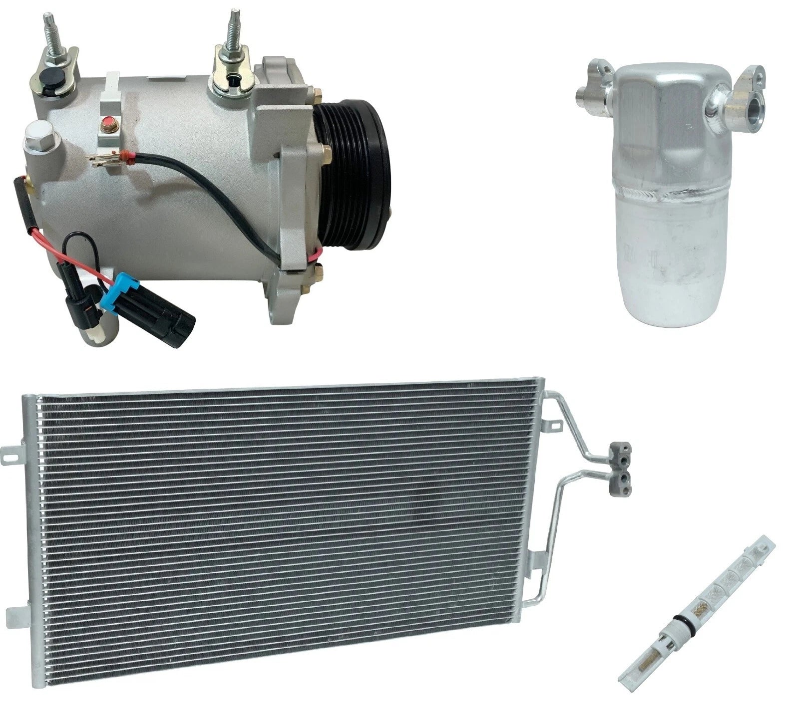 A/C Compressor Kit With Condenser for Cadillac DeVille 4.6L (2005–2005)