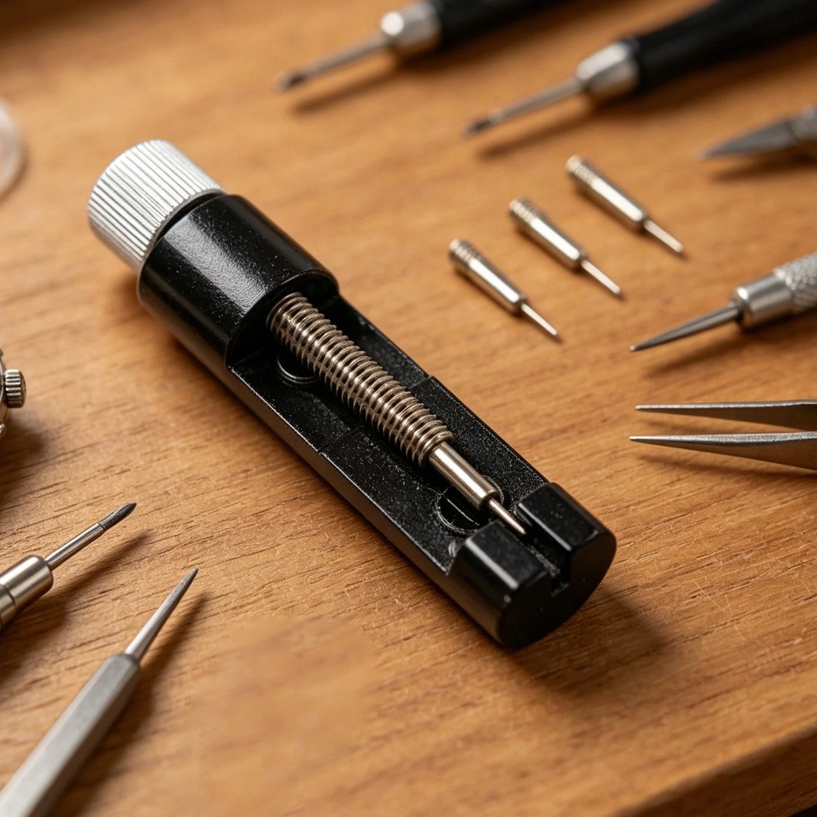 Metal Watch Strap Repair Tool Set with Link Pin Remover and Pins