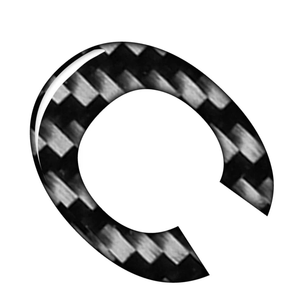 Carbon Black Door Wall Window Badge Emblem Decals for Car