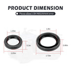 Rear Brake Panel Dust Seal O-Ring Kit for Yamaha Bruin 250 350