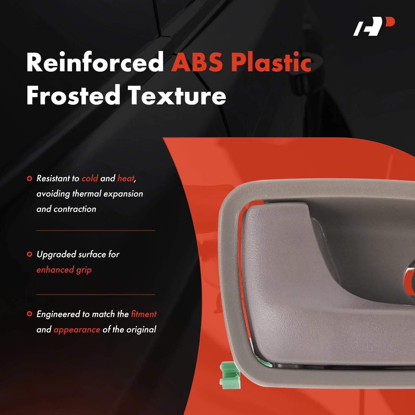 Rear Left Plastic Interior Door Handle for Kia Rio (2002-2005)