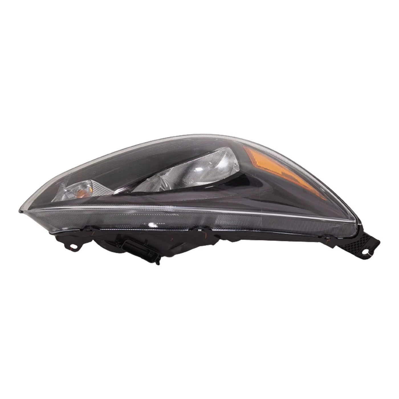 Halogen Headlight for Ford Focus (2015–2018) Black with LED DRL Right Side
