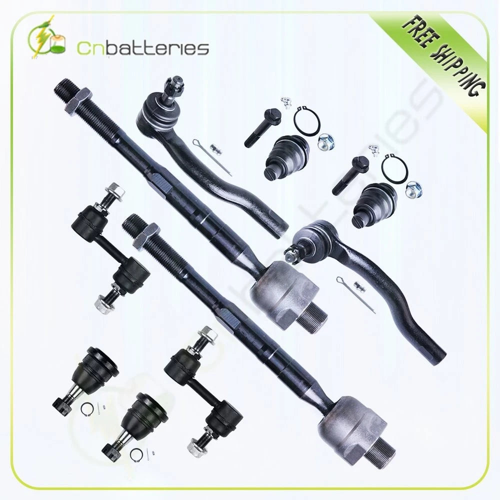 10pc Steering Suspension Kit Sway Bar for Nissan Armada Titan (2004–2014)