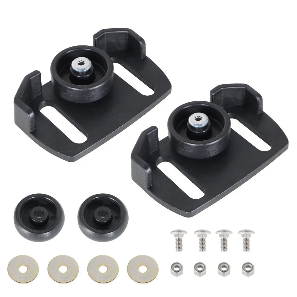 Set of 2 Rolling Skid Shoes for Snow Throwers (2 & 3 Stage)