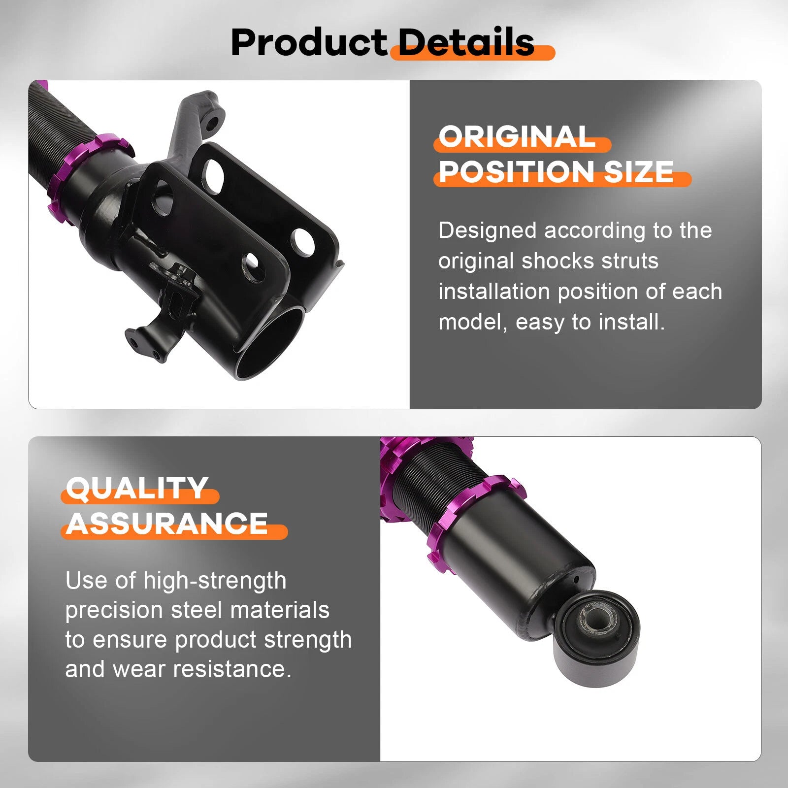 Coilovers for Acura RSX (2002–2006) - Adjustable Height Suspension Spring Kits