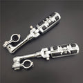 Chrome 1" LA PMK FootPeg for Honda GoldWing VTX1300 Shadow Valkyrie (2001–2008)