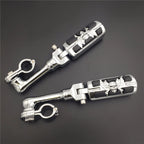 Chrome 1" LA PMK FootPeg for Honda GoldWing VTX1300 Shadow Valkyrie (2001–2008)
