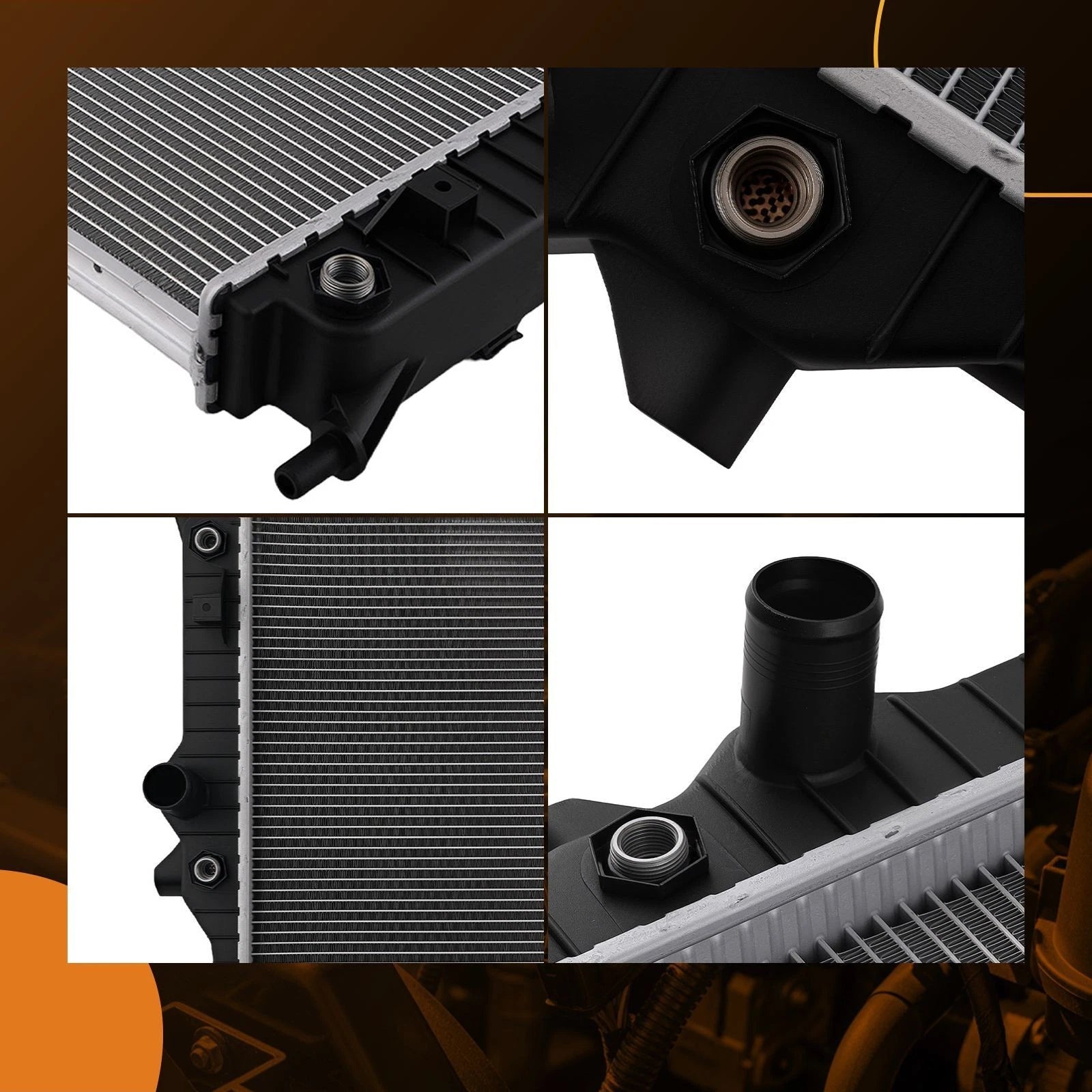 Radiator Cooling Assembly for Jaguar S-Type/XF/XJ8/XJR (2003–2009)