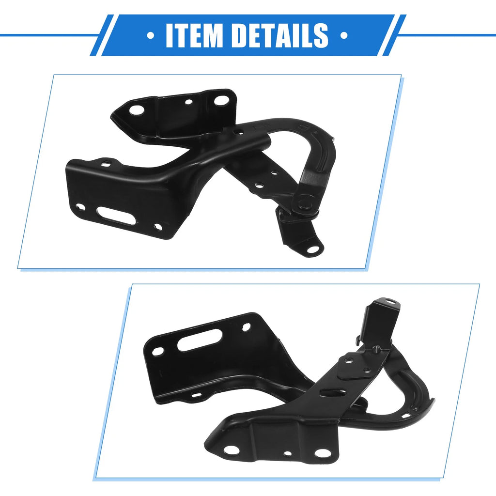 Hood Hinge Set of 2 for Honda HR-V (2016–2018) Black Left Right Side