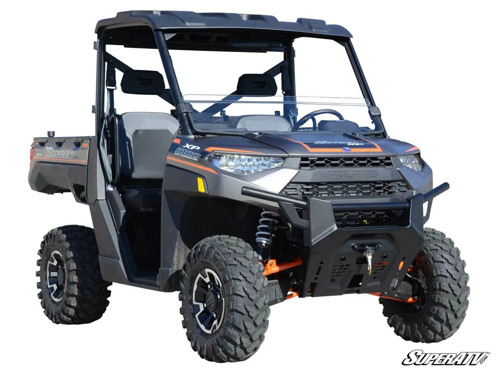 Clear Scratch Resistant Half Windshield for Polaris Ranger 1000 (2017–2023)
