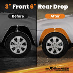 3" Front & 6" Rear Lowering Kit for Dodge Ram 1500 V8 (2002-2008)