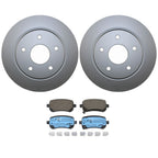 Rear Brake Kit 305mm Disc Rotors & TRW Pro Ceramic Pads for Chrysler Dodge VW