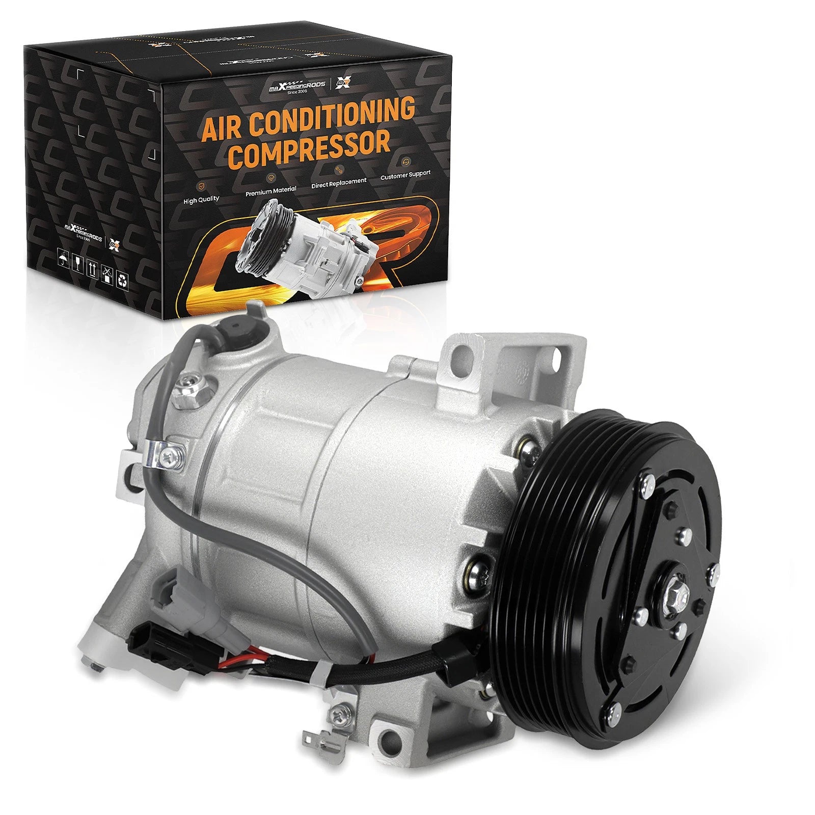 AC Compressor R134A for Nissan Sentra 1.8L (2013–2019) 92600-4FU1A PAG46 115mm