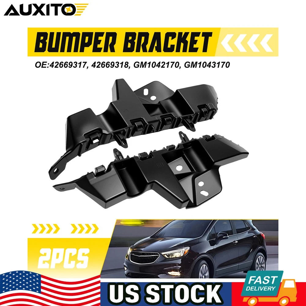 2Pcs Front Left Right Bumper Guide Bracket for Buick Encore (2019–2022) GM1042170
