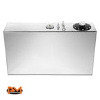 17 Gallon Aluminum Fuel Cell for Universal Applications (Polished Chrome)