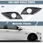 Set of 2 Fog Light Grille Cover Trim for Nissan Versa (2015–2018)