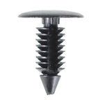Set of 100 Black Plastic Rivets for Auto Bumper Fender (Compatible)