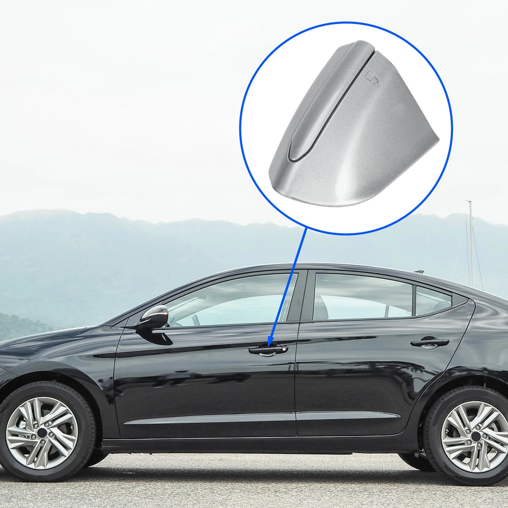 Front Left Door Handle Protector for Ford Mondeo Edge Taurus (2013–2020) Silver Tone