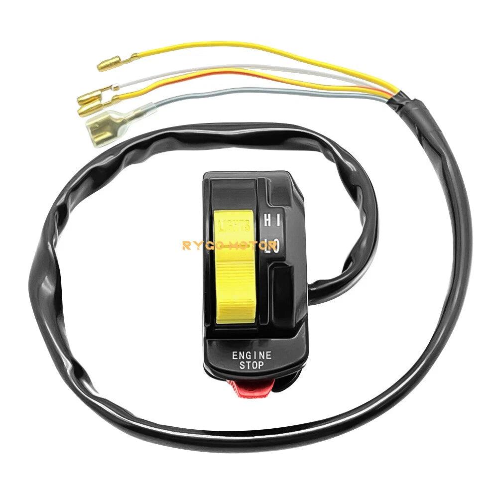 Left Handlebar Kill Stop Headlight Switch for Suzuki Quadrunner 185 (1985–1987)
