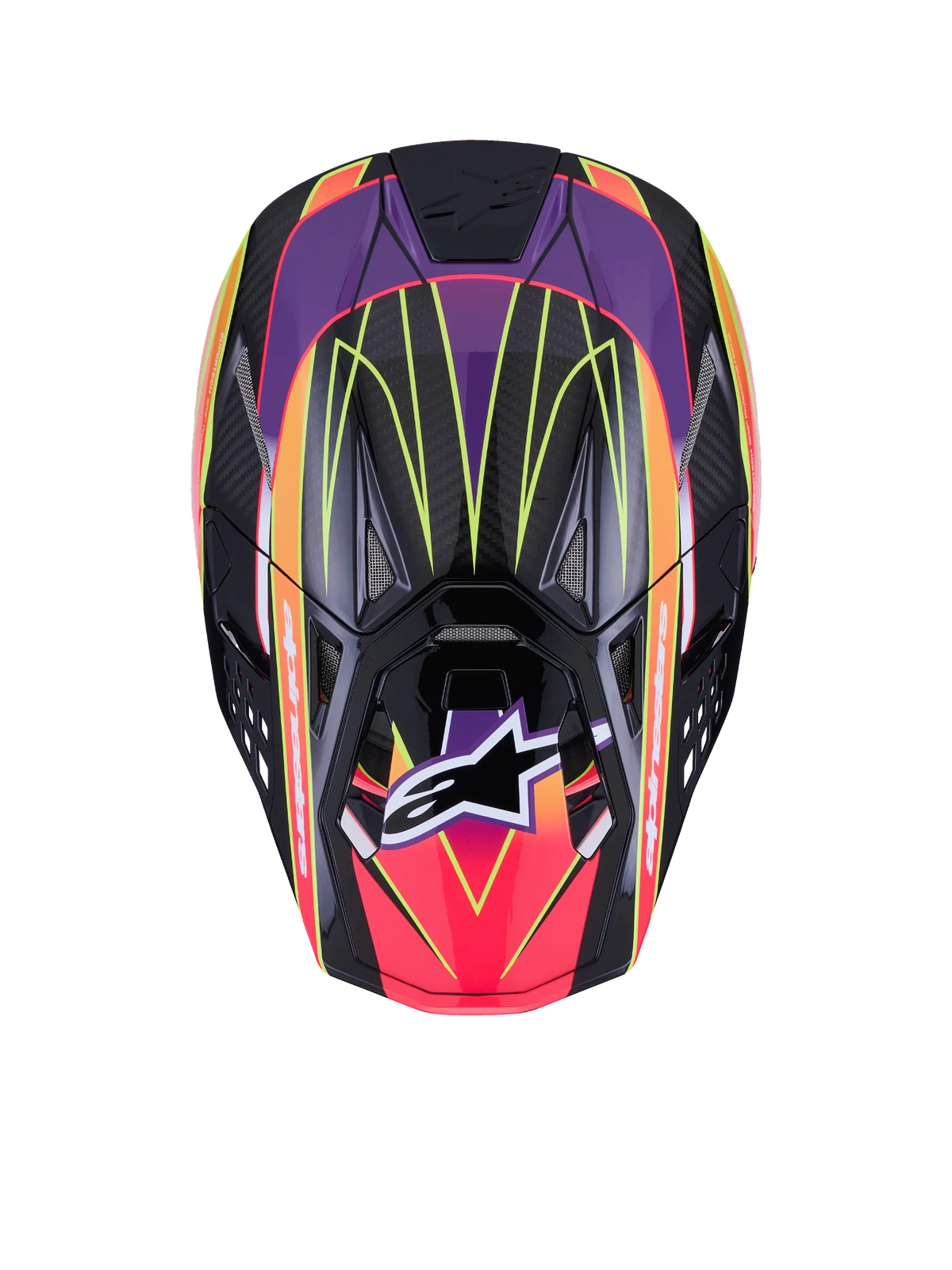 Alpinestars Supertech S M10 Era Helmet for Offroad (X-Large, Pink/Violet/Yellow)