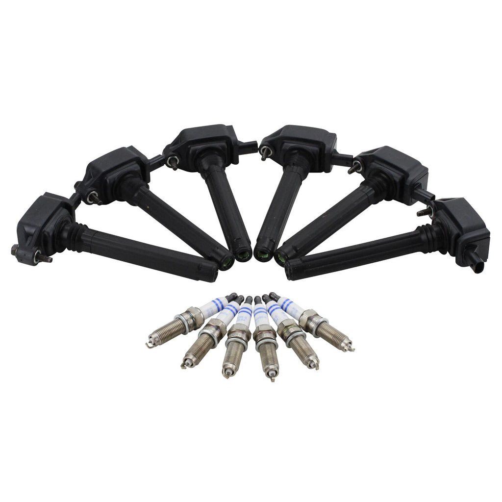 Set of 6 Bosch Ignition Coils for Iridium Platinum (Gap 0.039)