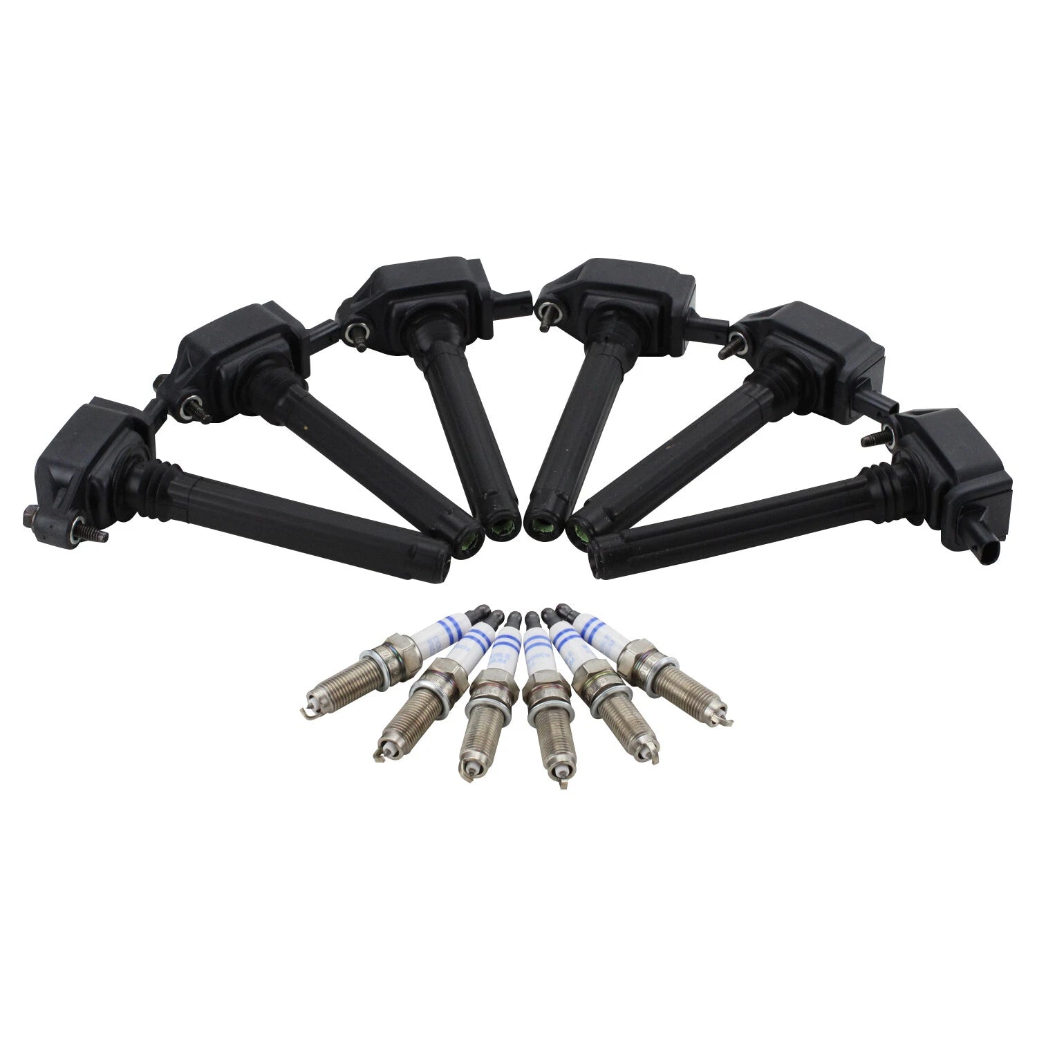Set of 6 Bosch Ignition Coils for Iridium Platinum (Gap 0.039)