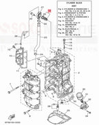 Thermostat Repair Kit for Yamaha Outboard (6EK-12411-00, 6EK-12412-00)
