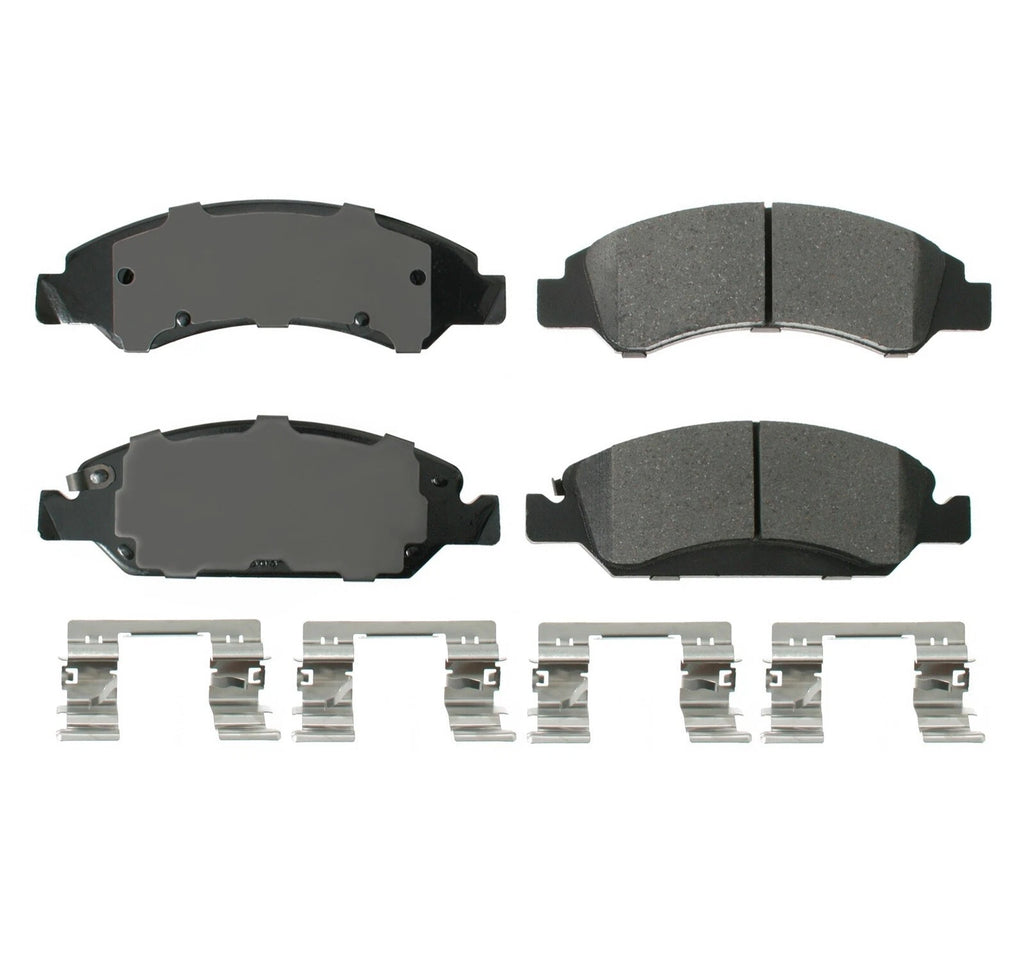 Front Brake Kit 305mm Disc & Akebono ProACT Ceramic Pads for Silverado Sierra 1500 (2014–2019)