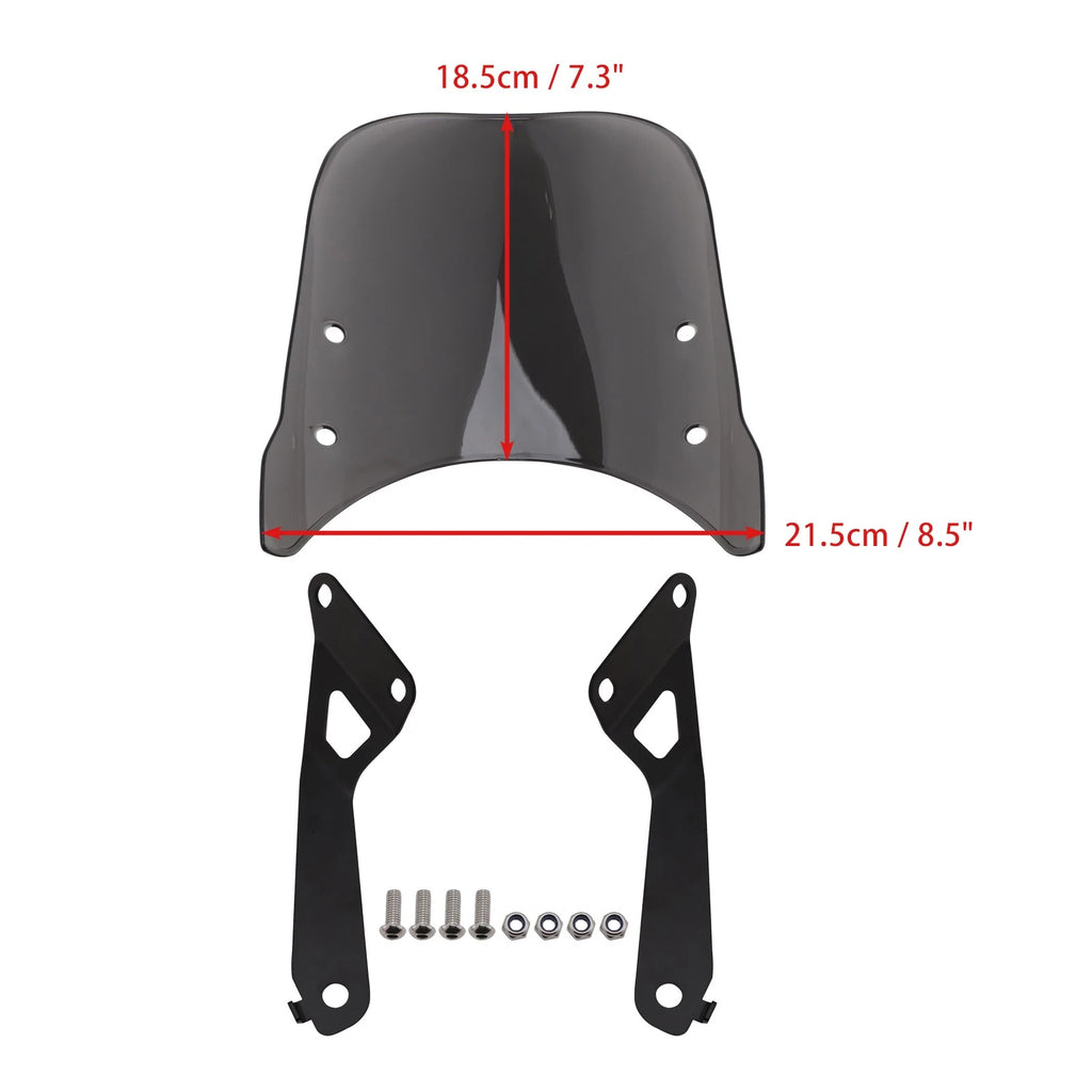 Windshield WindScreen for Honda CB350C GB350C (2024–2025) Gray