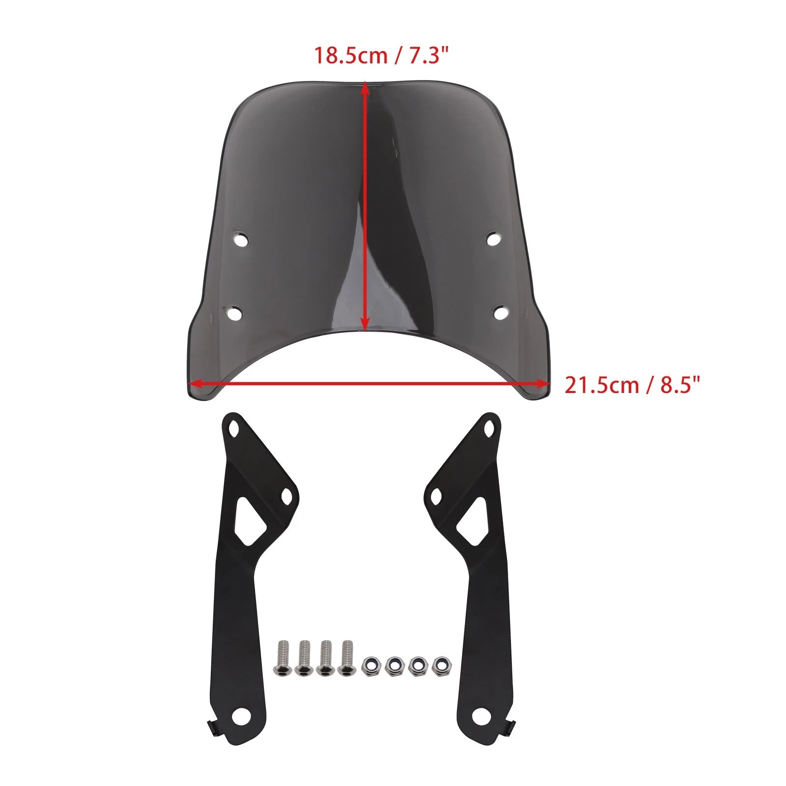 Windshield WindScreen for Honda CB350C GB350C (2024–2025) Gray